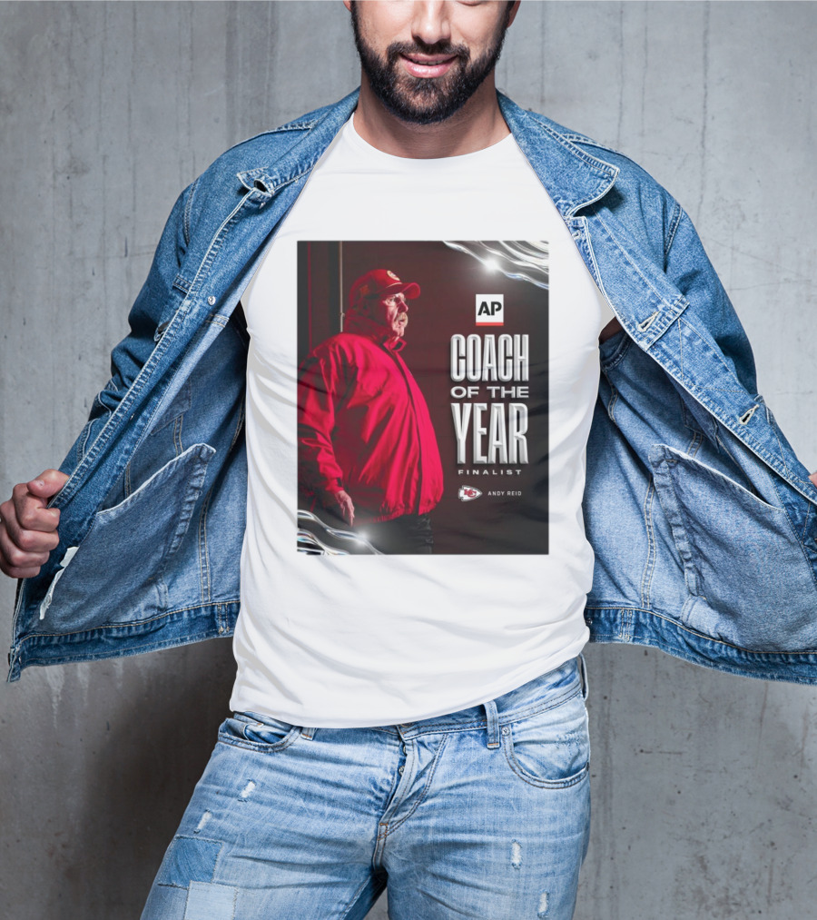 AP Coach Of The Year Finalist Andy Reid Kansas City Chiefs T-Shirt