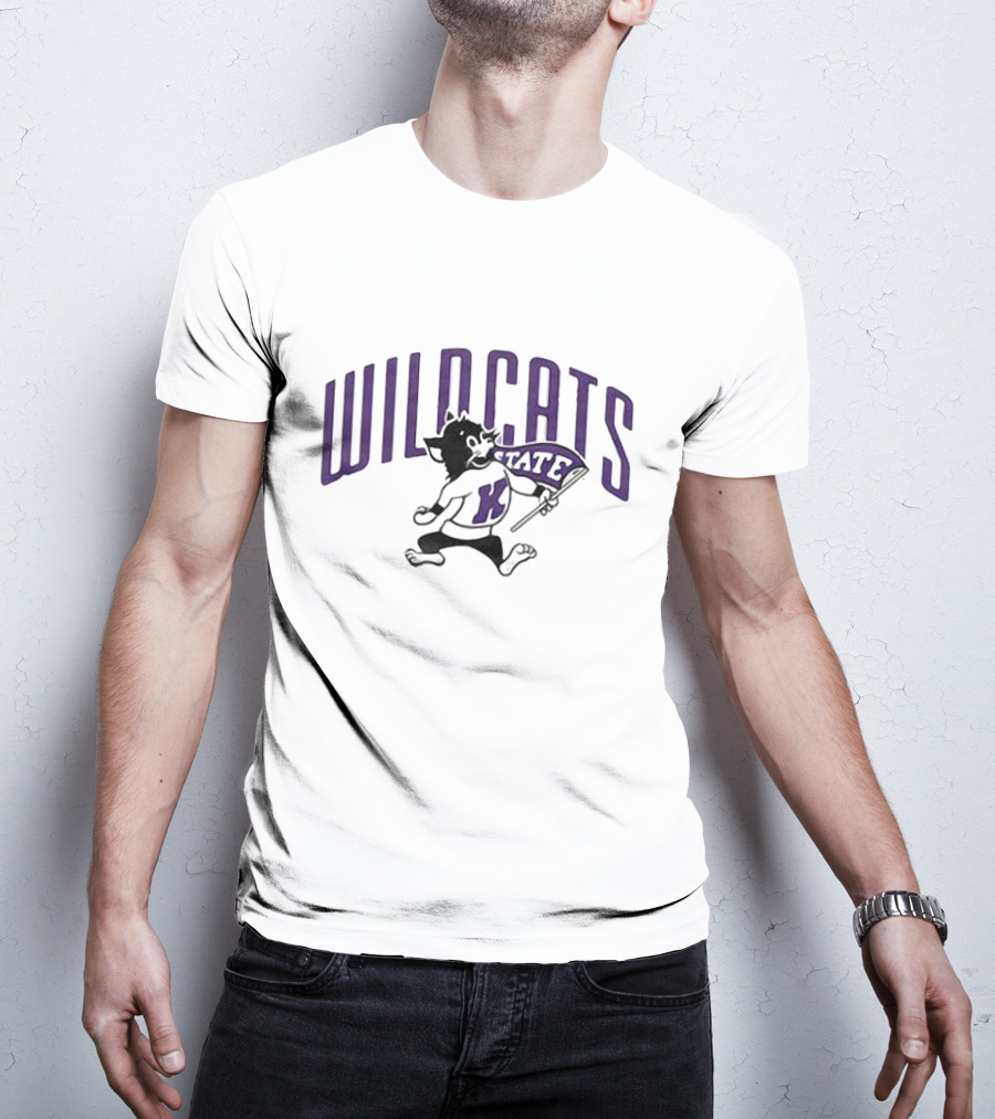 K-State Wildcats Purple Arch K T-Shirt
