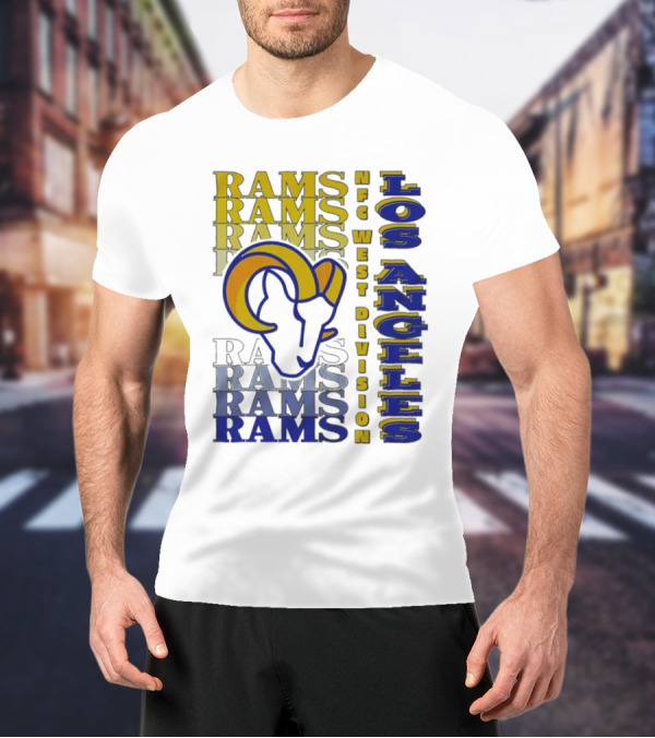 Rams Los Angeles NFC West Division T-Shirt