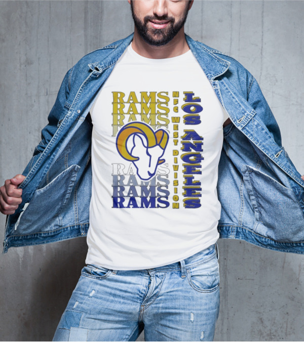 Rams Los Angeles NFC West Division T-Shirt