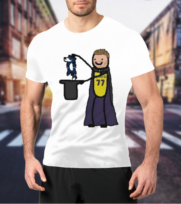 Luka Doncic 77 Lakers Magic Cartoon T-Shirt