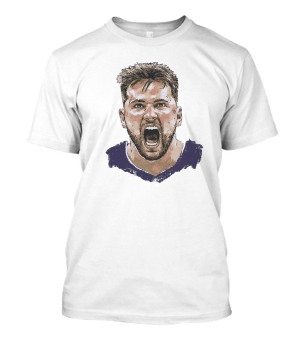Luka Doncic Los Angeles Lakers Jersey Scream T-Shirt