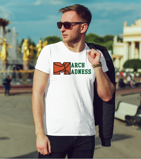 March Madness Basketball M Arch Adness T-Shirt