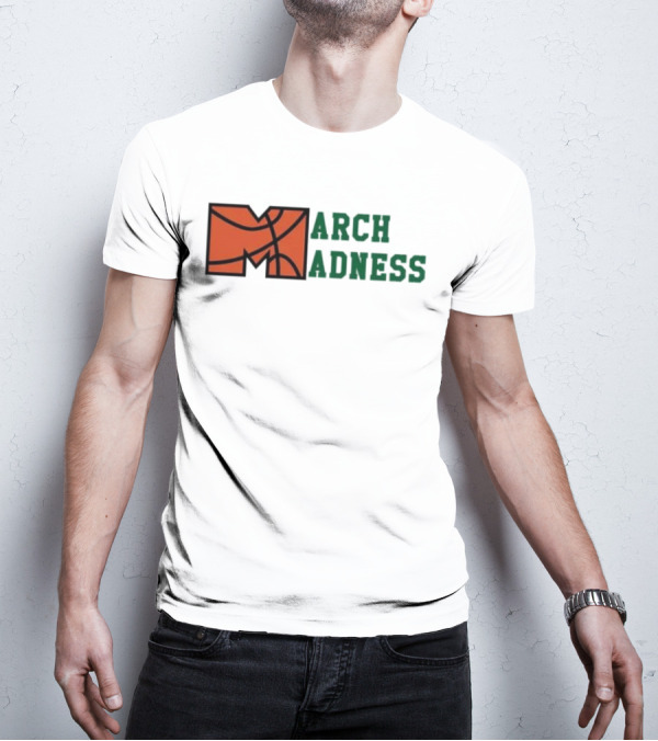 March Madness Basketball M Arch Adness T-Shirt