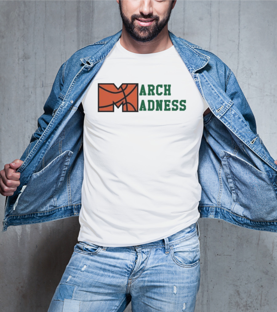 March Madness Basketball M Arch Adness T-Shirt