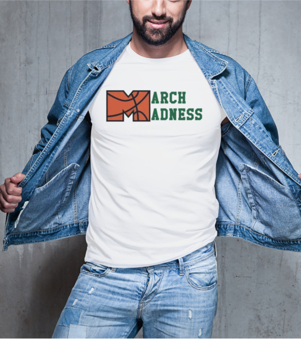March Madness Basketball M Arch Adness T-Shirt