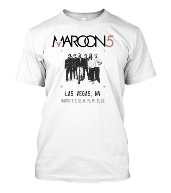 Maroon5 Las Vegas March 28-30 2025 T-Shirt