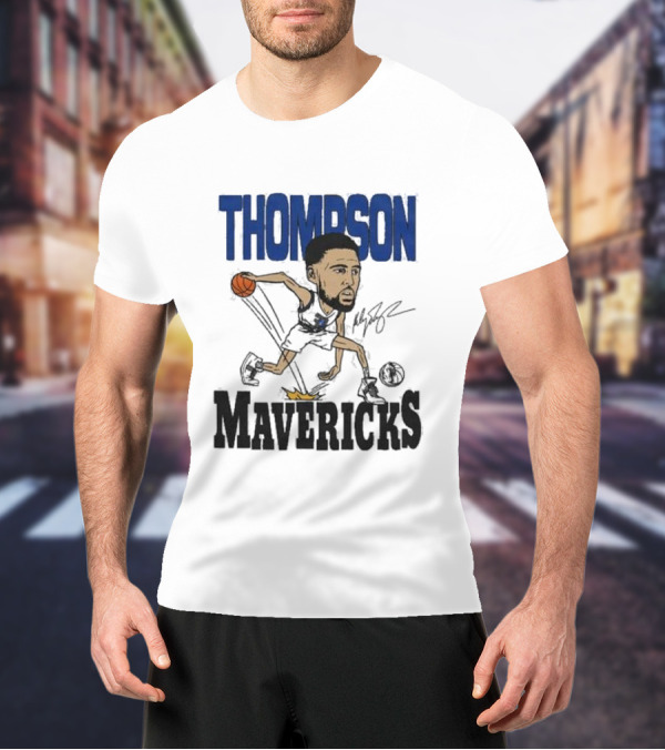 Klay Thompson Mavericks Basketball Caricature T-Shirt