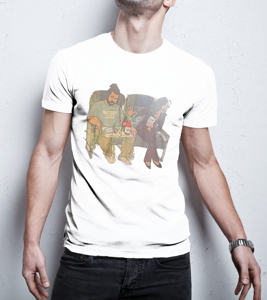 Max Sitting Next To Kamala Harris With Supreme Court Joe Cola T-Shirt