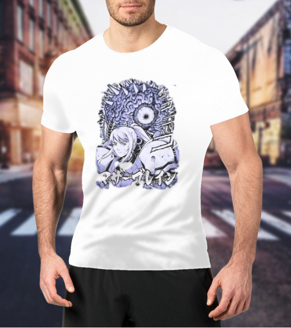 Metroid Mother Brain Samus Manga Style T-Shirt