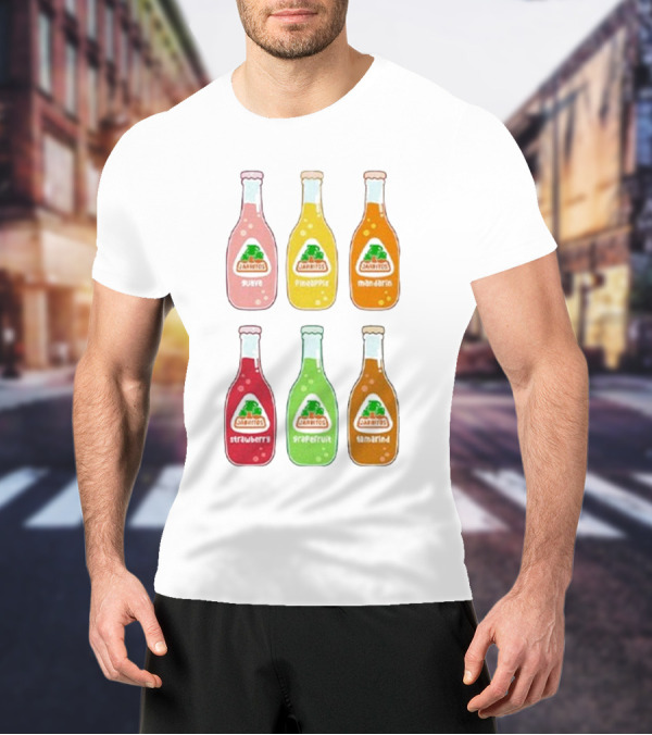Jarritos Soda Bottle Guava Pineapple Mandarin Strawberry Grapefruit Tamarind T-Shirt