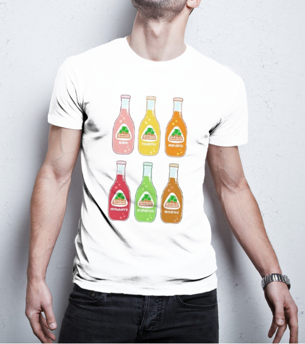 Jarritos Soda Bottle Guava Pineapple Mandarin Strawberry Grapefruit Tamarind T-Shirt