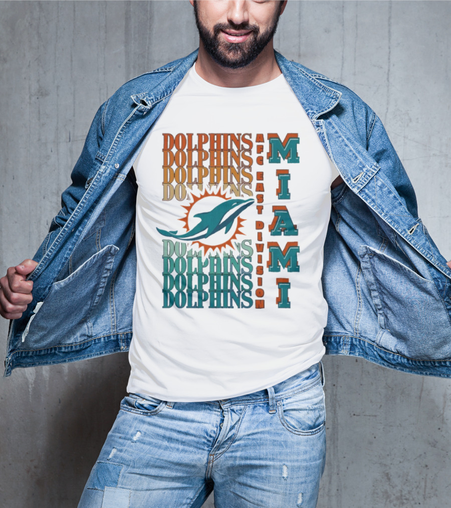MIAMI Dolphins AFC East Division T-Shirt