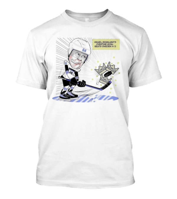 Mikael Granlund Overtime Goal Wins 4-3 Against Sweden With Hockey Crown Icon T-Shirt