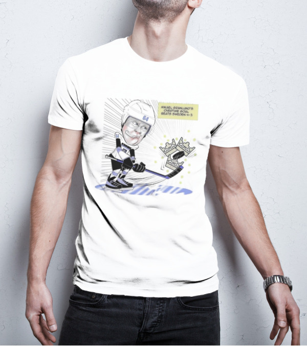 Mikael Granlund Overtime Goal Wins 4-3 Against Sweden With Hockey Crown Icon T-Shirt