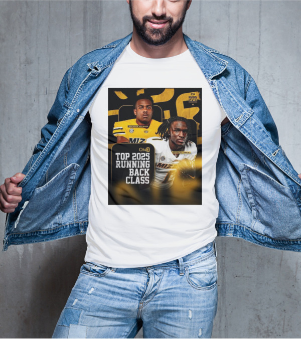 Missouri Football Top 2025 Running Back Class Brendon Haygood Marquise Davis SEC Mizzou T-Shirt