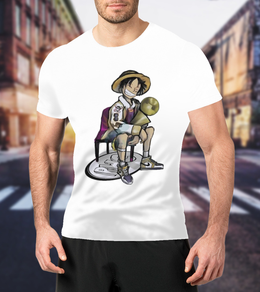Monkey D Luffy Super Bowl Champion One Piece Victory T-Shirt