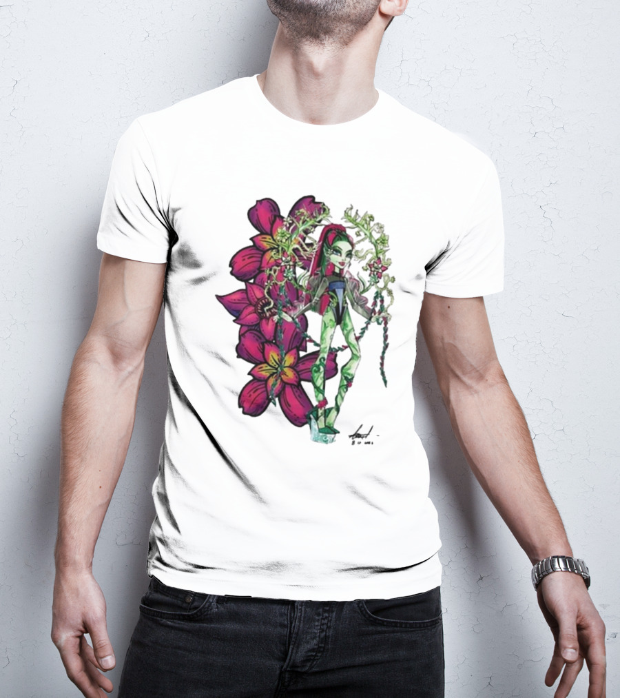 Monster High Venus McFlytrap Lily Blossom Vines Fashion Style T-Shirt