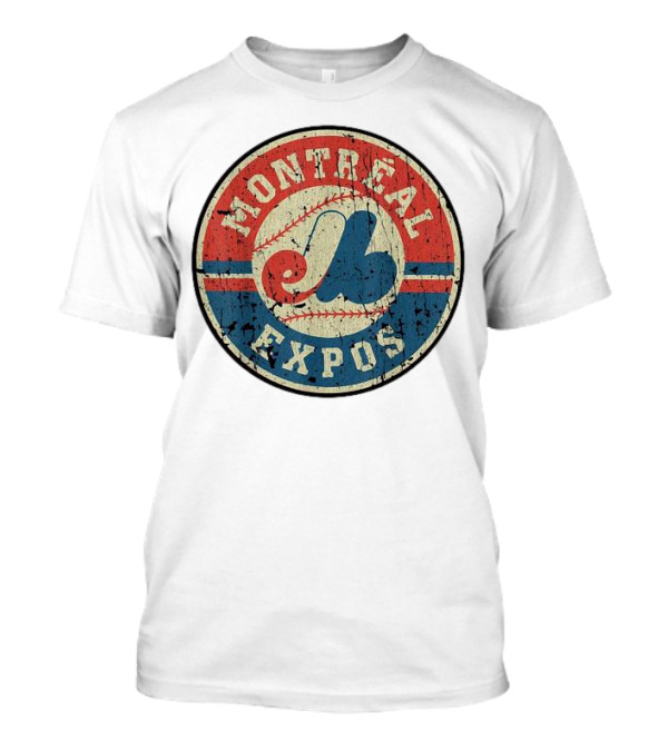 Montreal Expos Vintage Baseball Circle Emblem T-Shirt