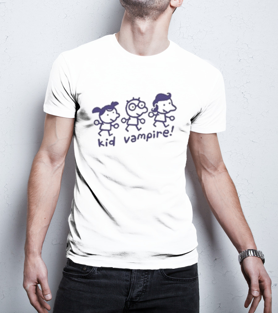 Mummy Joe Kid Vampire Purple Cartoon Characters T-Shirt