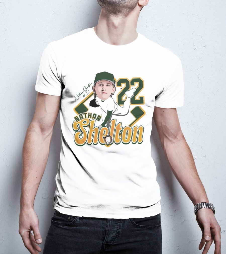 Nathan Shelton 22 Baseball Player 2025 T-Shirt