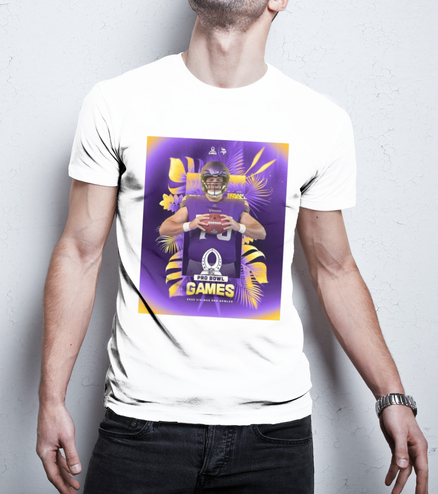 2025 NFL Pro Bowl Games Minnesota Vikings Brian O’Neill T-Shirt