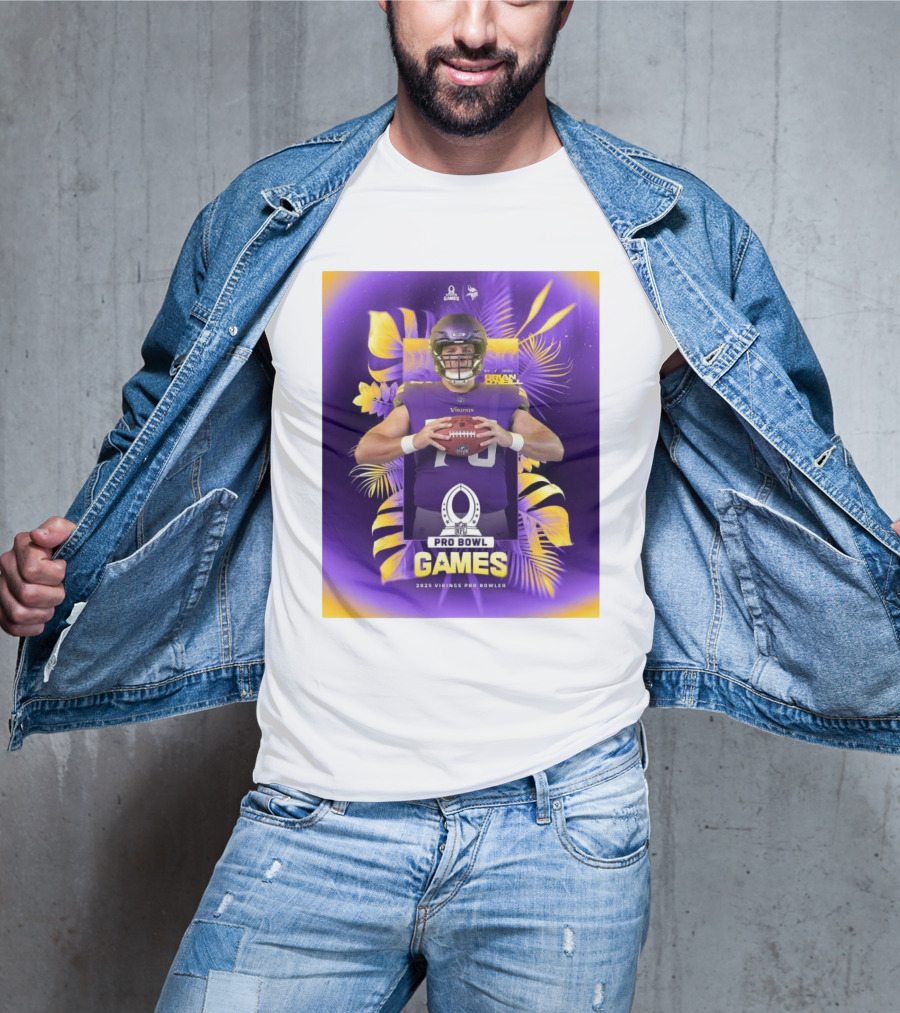 2025 NFL Pro Bowl Games Minnesota Vikings Brian O’Neill T-Shirt