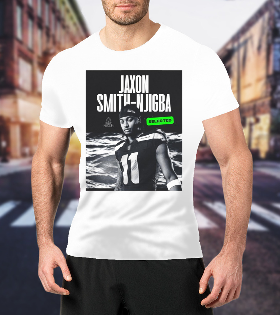 Jaxon Smith-Njigba NFL Pro Bowl Games Seattle Seahawks Selected 2025 T-Shirt