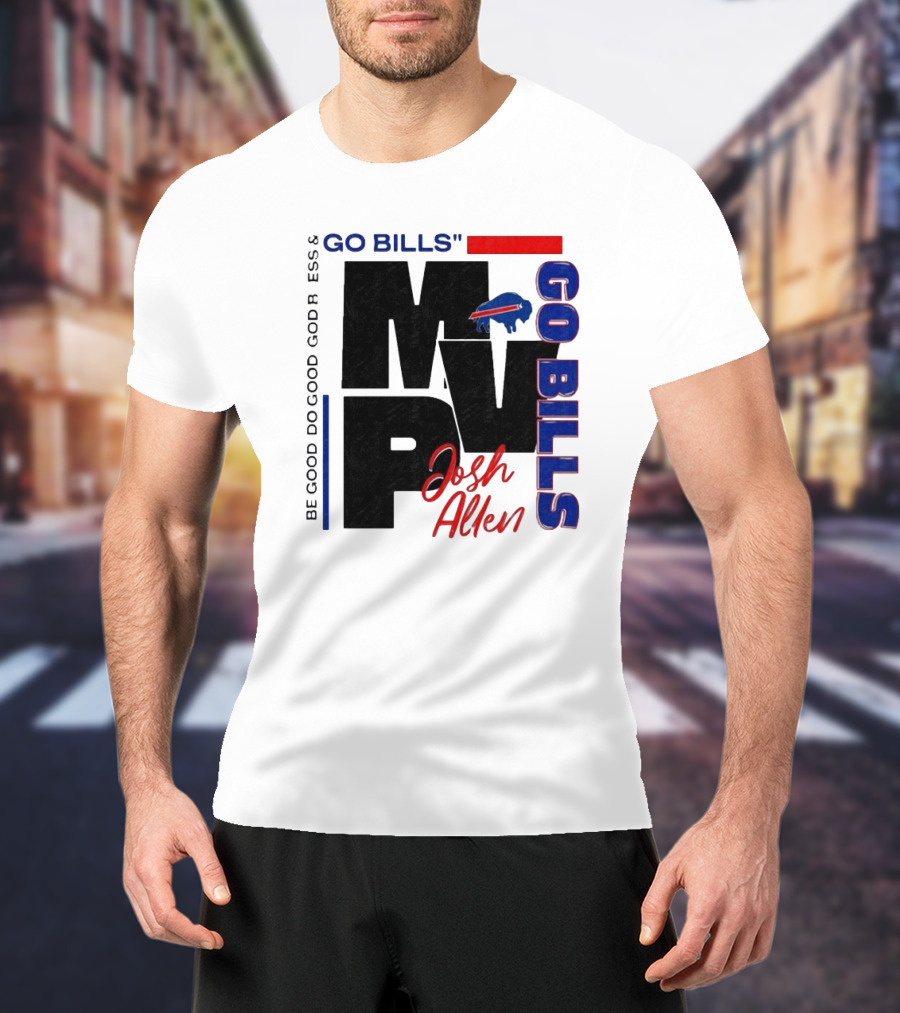 "Go Bills Josh Allen MVP Buffalo Football" T-Shirt