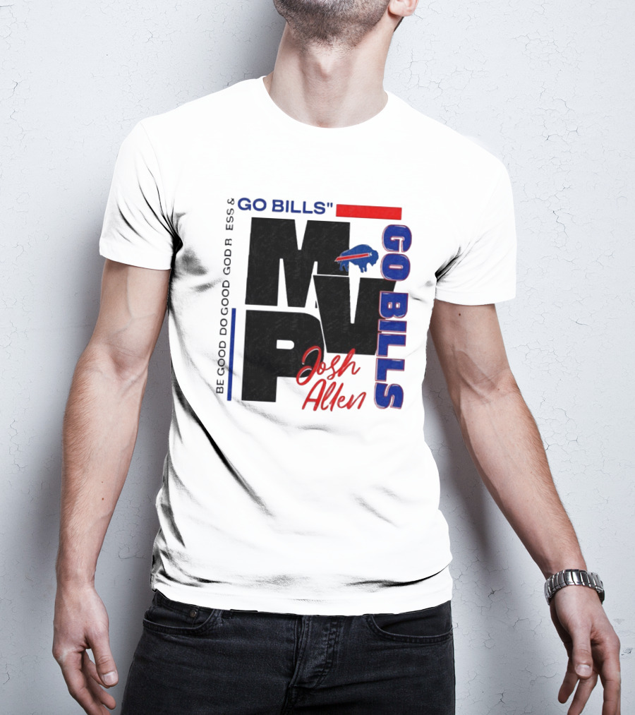 "Go Bills Josh Allen MVP Buffalo Football" T-Shirt