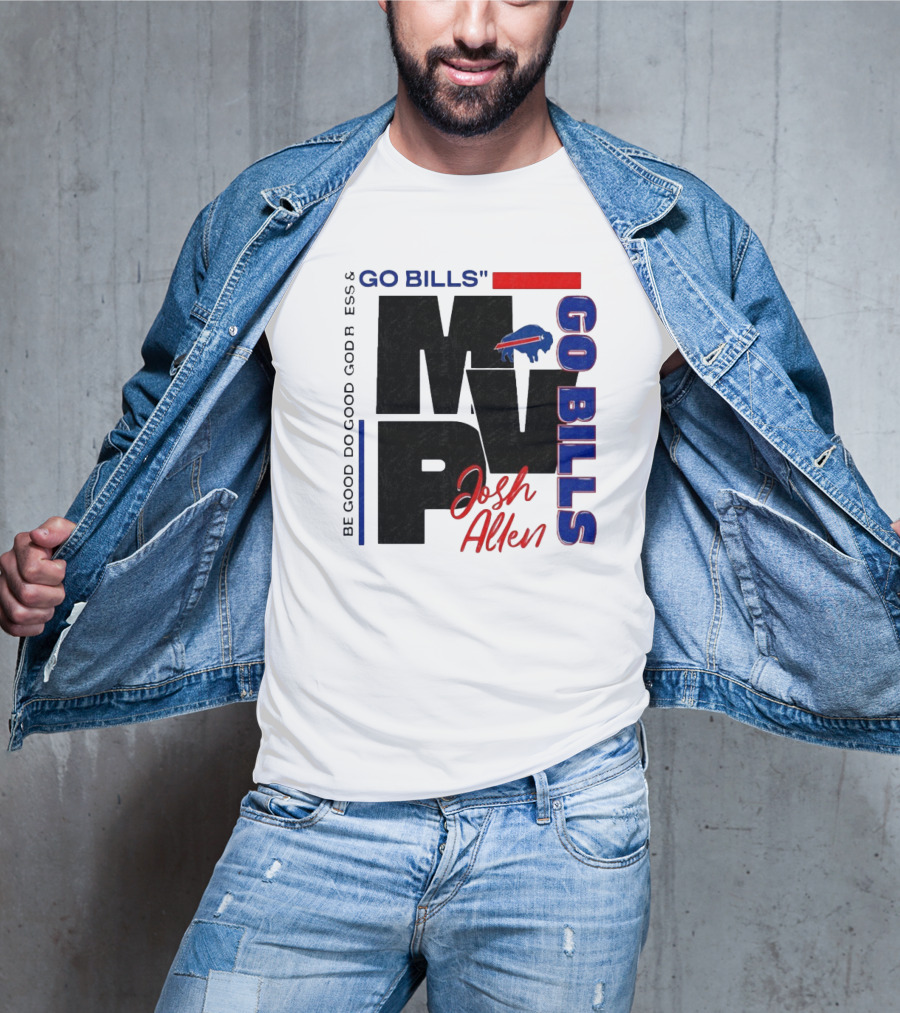 "Go Bills Josh Allen MVP Buffalo Football" T-Shirt