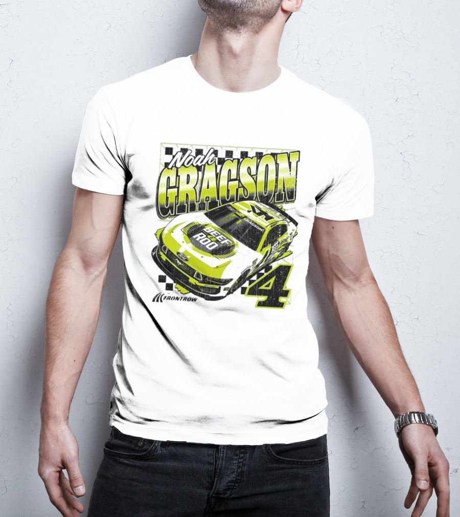 Noah Gragson Beef-A-Roo Car Racing Number 4 T-Shirt
