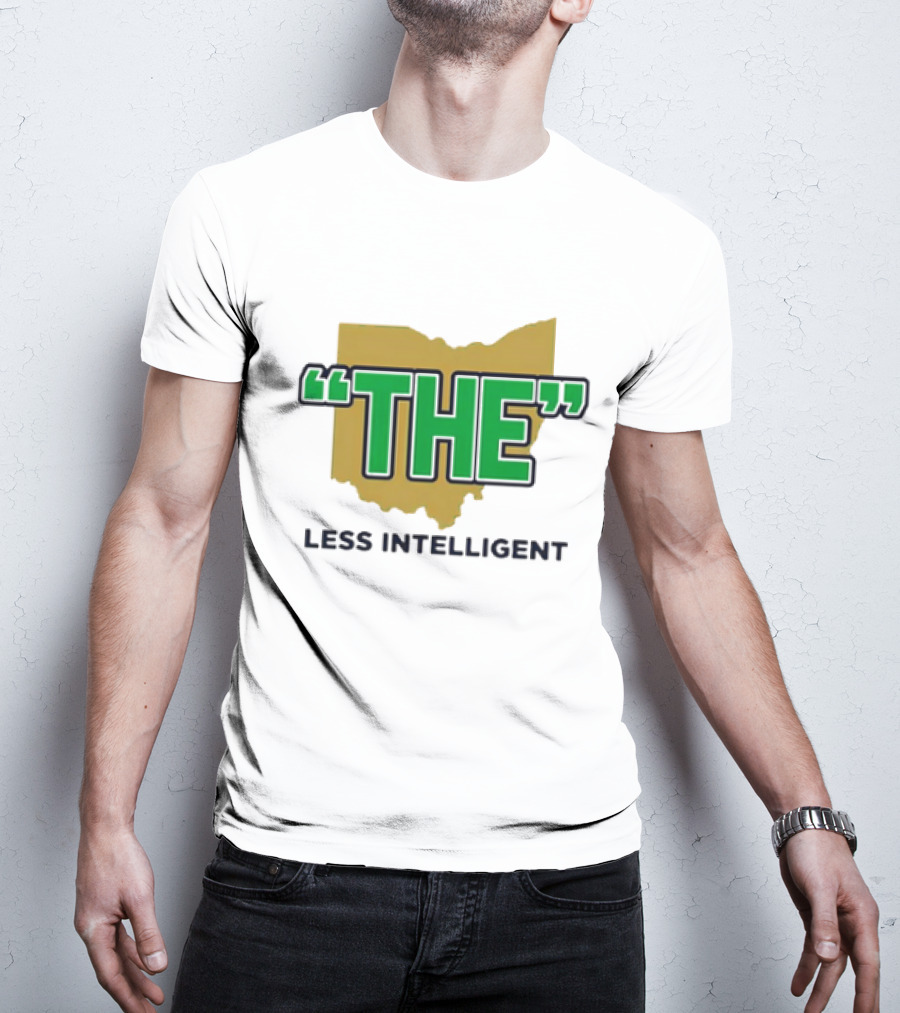 "Notre Dame Fighting Irish 'The' Less Intelligent Ohio Parody" T-Shirt