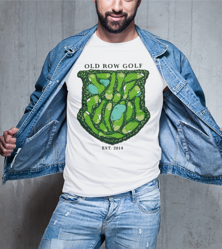 Old Row Golf Course Pigment Dyed T-Shirt