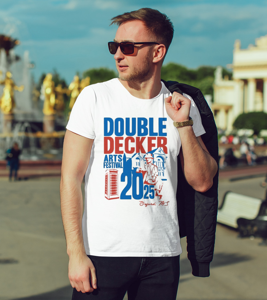 Ole Miss Rebels Double Decker Arts Festival 2025 Oxford MS T-Shirt