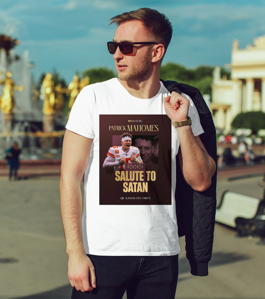 Patrick Mahomes NFL Honors Kansas City Chiefs QB Salute To Satan T-Shirt