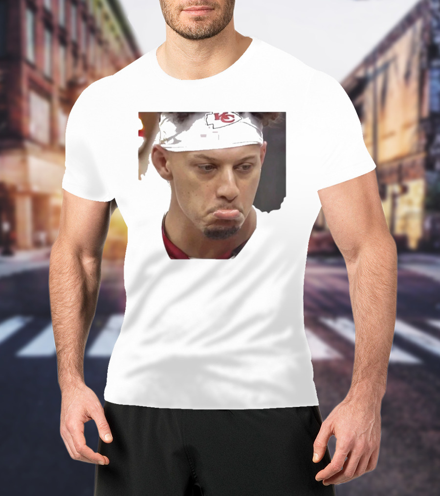 Super Sad Pat Mahomes Headband KC T-Shirt