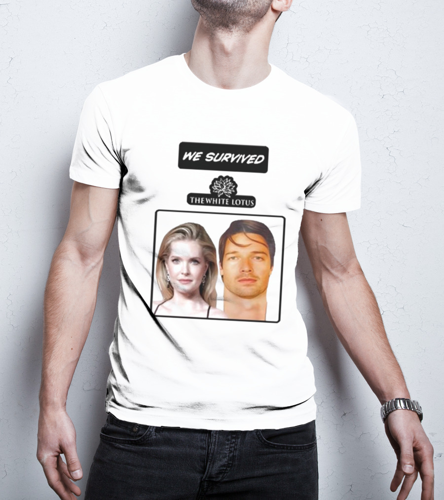 We Survived The White Lotus Patrick Schwarzenegger T-Shirt