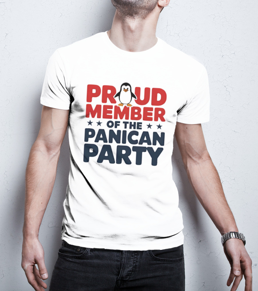 Proud Member Of The Panican Party Penguin T-Shirt