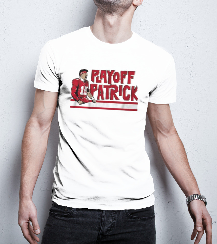 Playoff Patrick Mahomes Kansas City Chiefs Football Icon Graphic T-Shirt