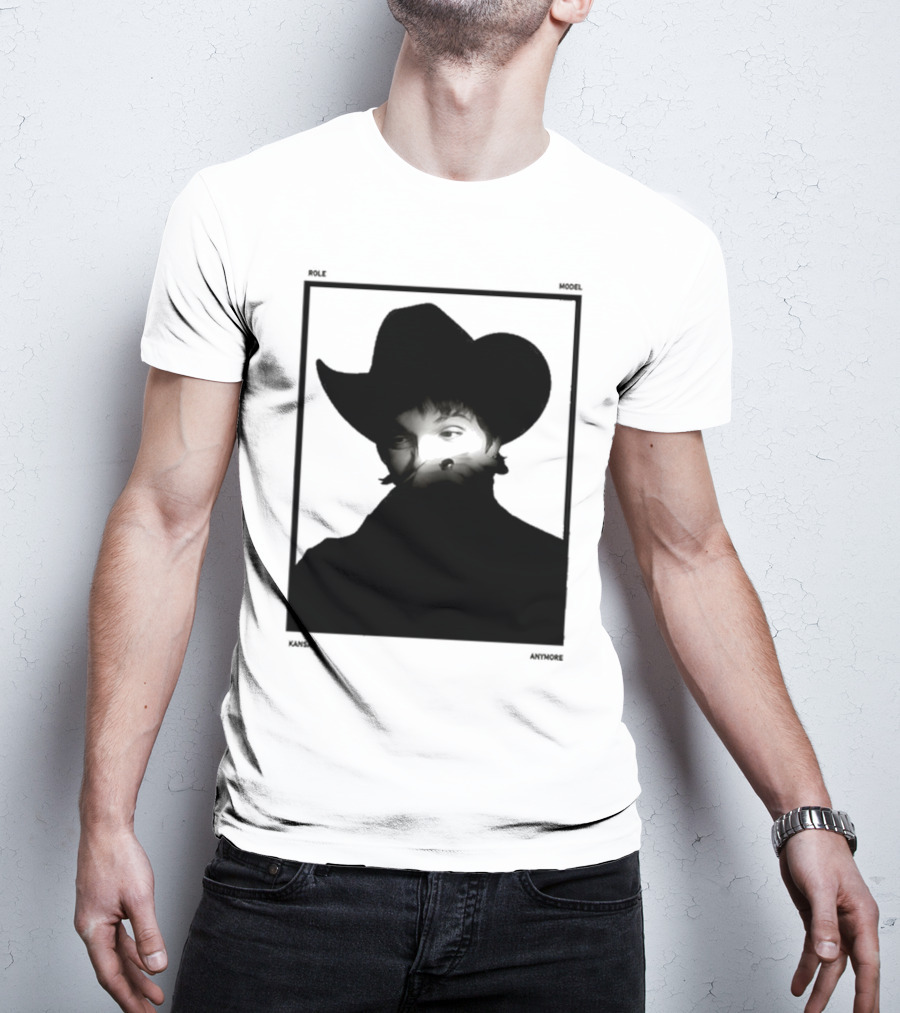 Role Model Anymore Kansas Cowboy Hat Boyfriend Fit Girls T-Shirt