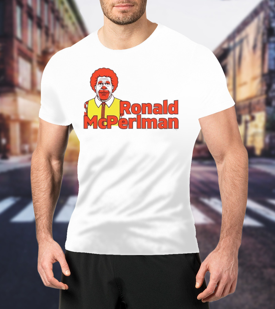 Ronald McPerlman McDonalds And Ron Perlman Crossover T-Shirt