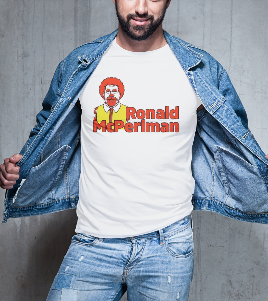 Ronald McPerlman McDonalds And Ron Perlman Crossover T-Shirt