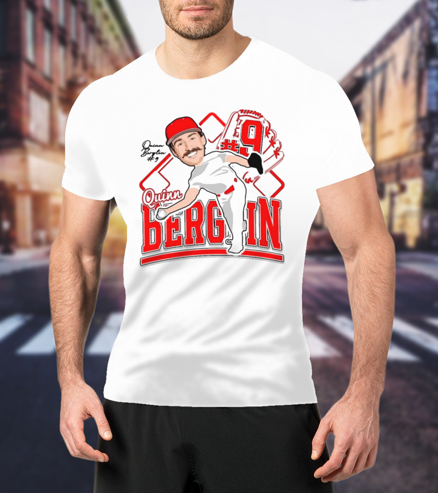 Quinn Berglin Baseball 2025 Glove Number 9 T-Shirt