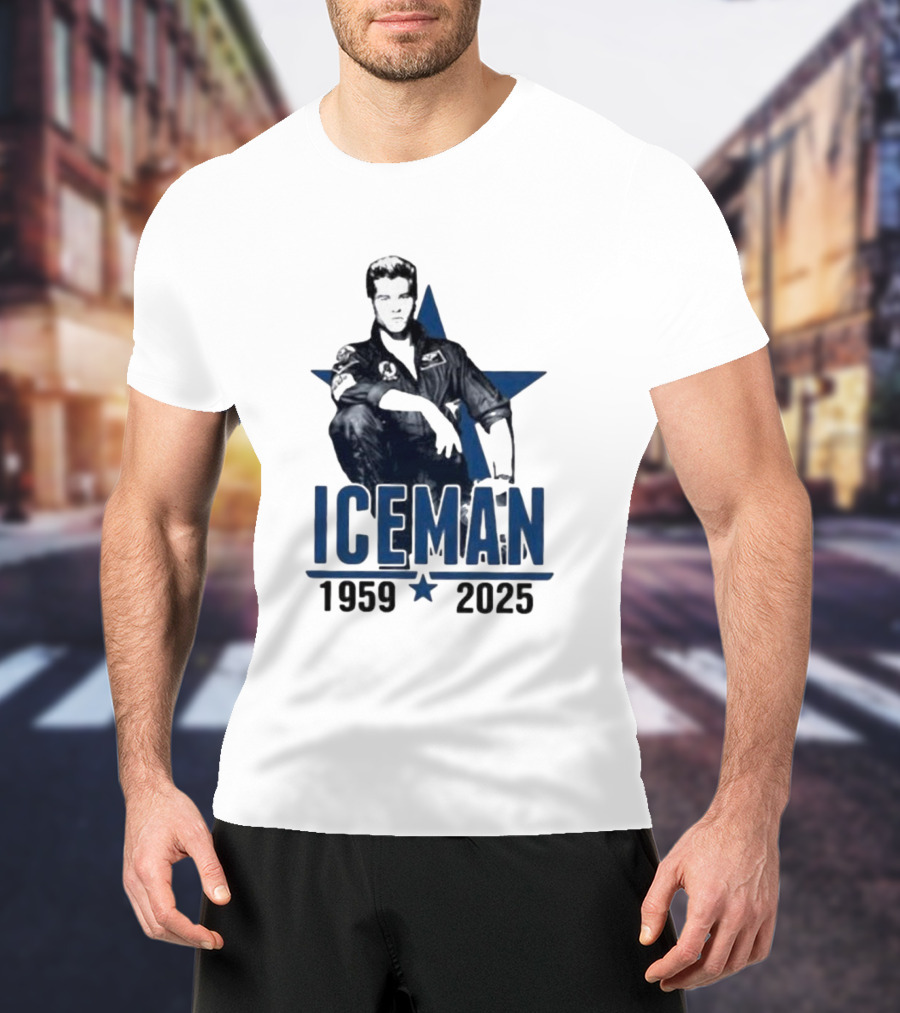 Val Kilmer 1959-2025 Iceman Top Gun T-Shirt