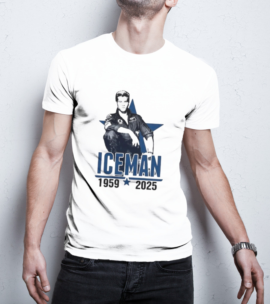 Val Kilmer 1959-2025 Iceman Top Gun T-Shirt