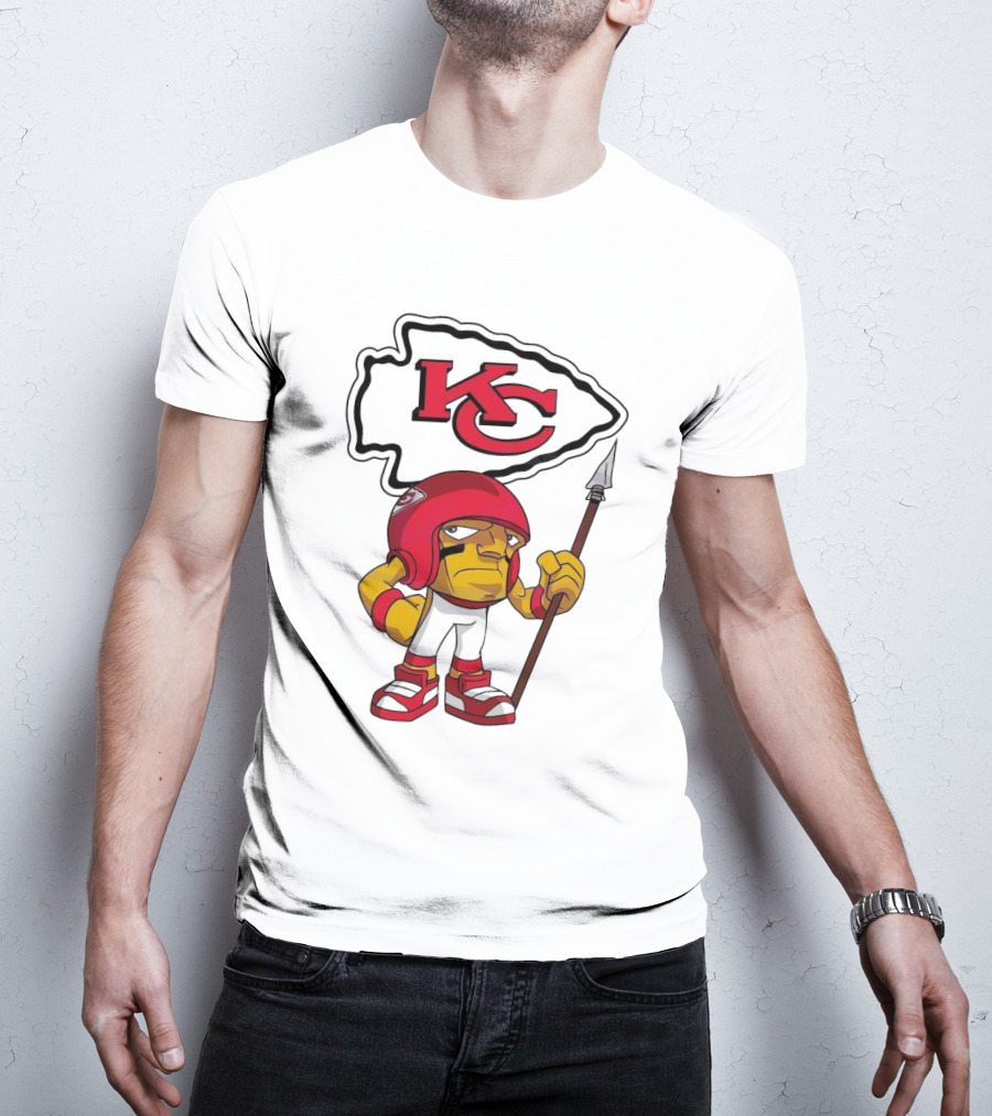 Rush Zone Kansas City Chiefs NFL Character KC Logo 2025 T-Shirt