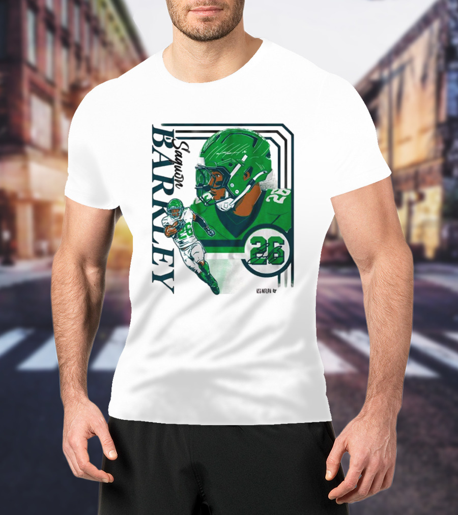 Barkley 26 NFL Philadelphia Eagles Signature Collage T-Shirt