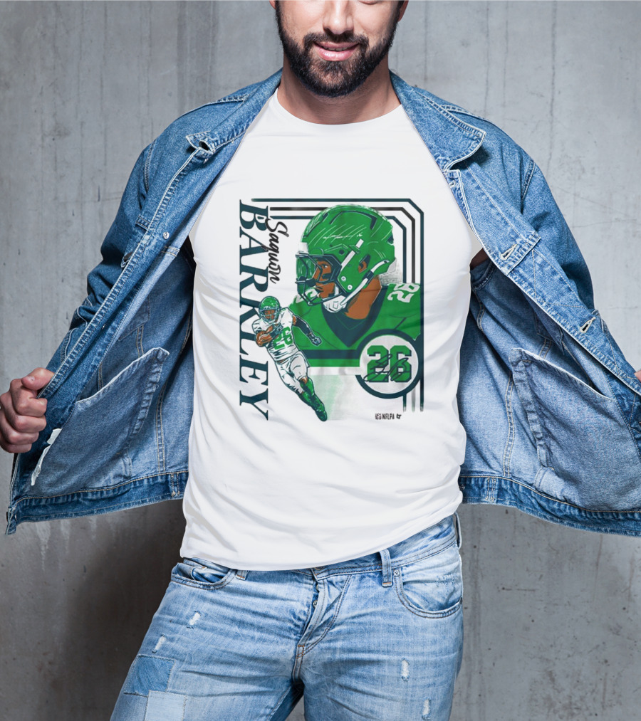 Barkley 26 NFL Philadelphia Eagles Signature Collage T-Shirt