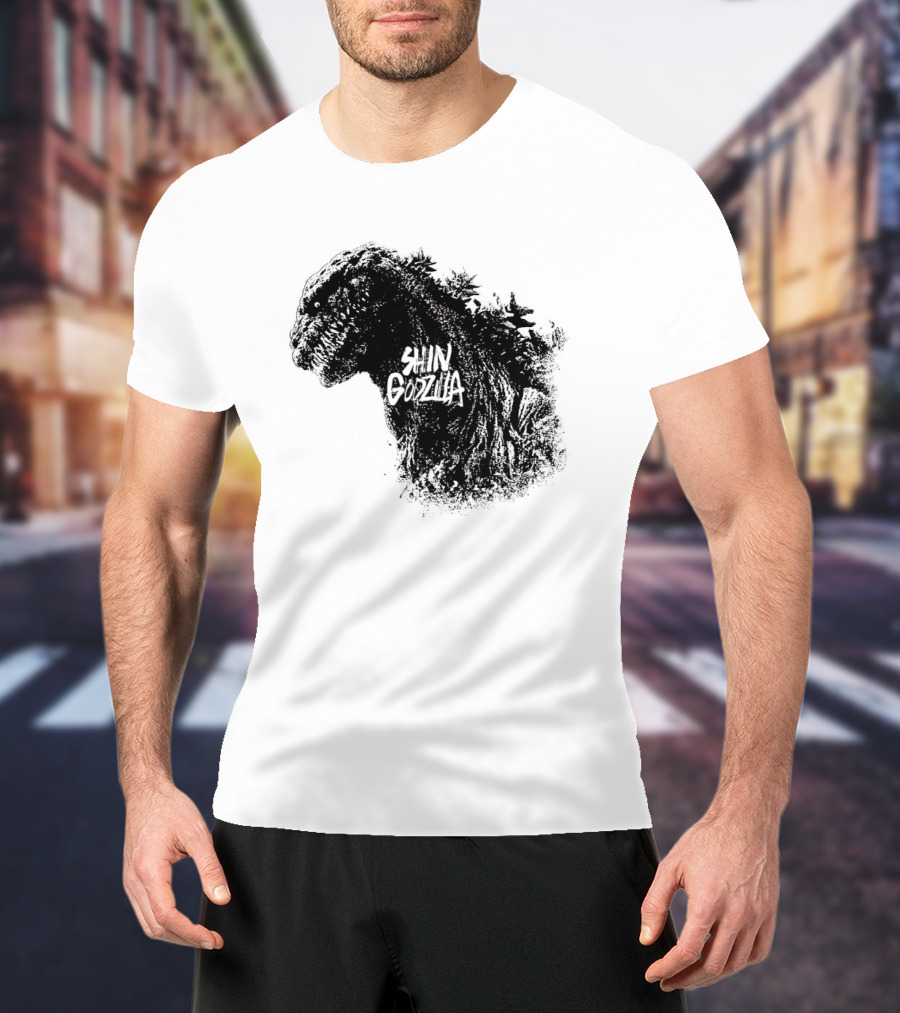 Shin Godzilla Persecution Of The Masses Kaiju Silhouette T-Shirt